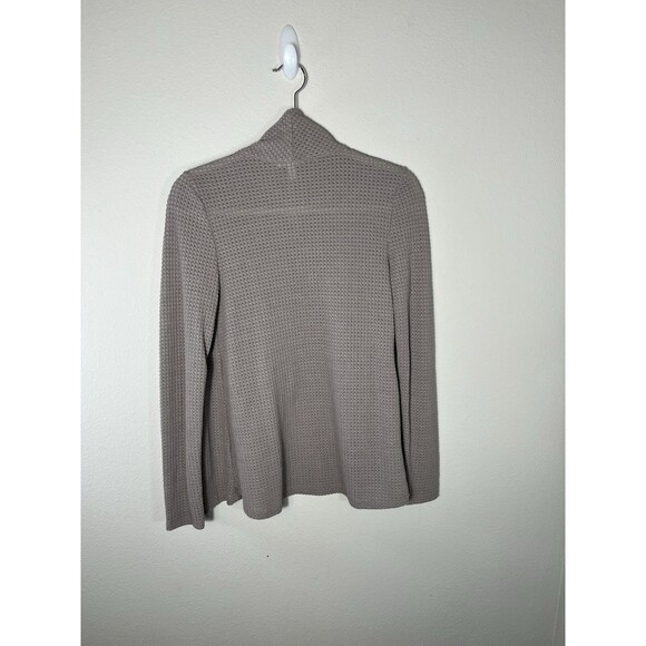 Maurice asymmetrical waffle cardigan Beige Sz XS - Picture 4 of 12